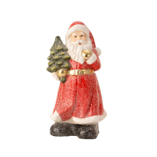 Picture of SANTA STANDING 18CM WITH TREE